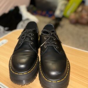 1461 SMOOTH LEATHER PLATFORM SHOES